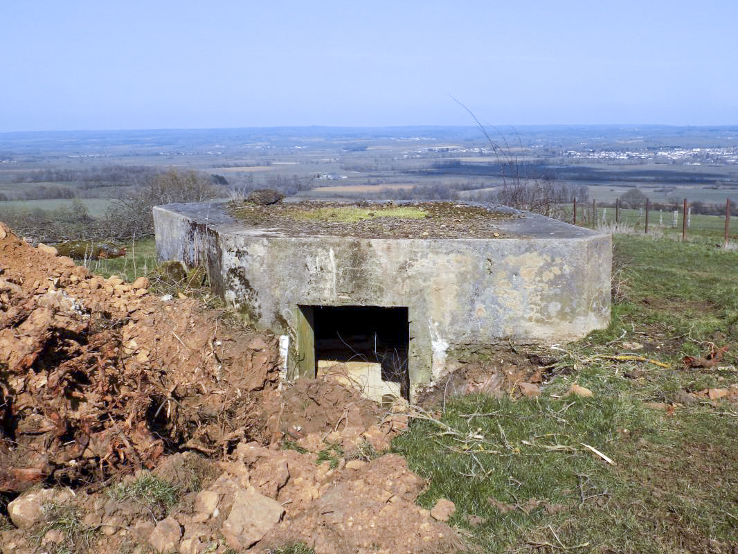 Ligne Maginot - 10A - LE CHENELET NORD - (Blockhaus pour canon) - L'entrée - R Tucker