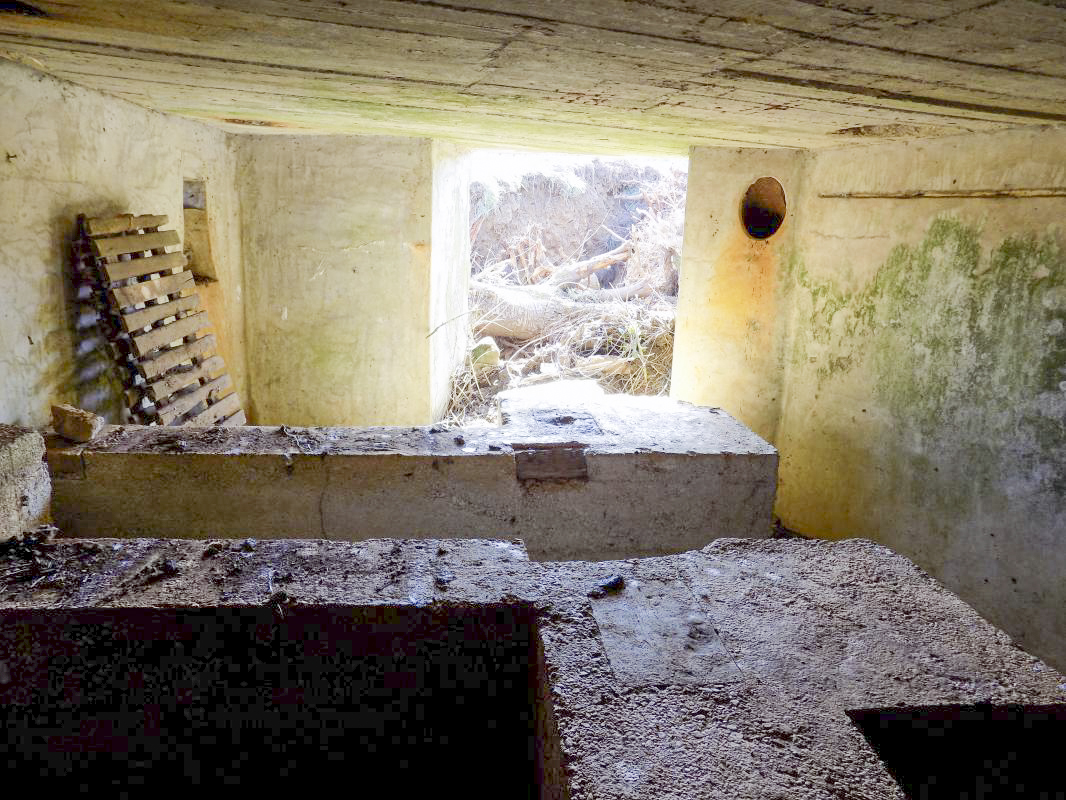 Ligne Maginot - 10A - LE CHENELET NORD - (Blockhaus pour canon) - L'entrée - R Tucker