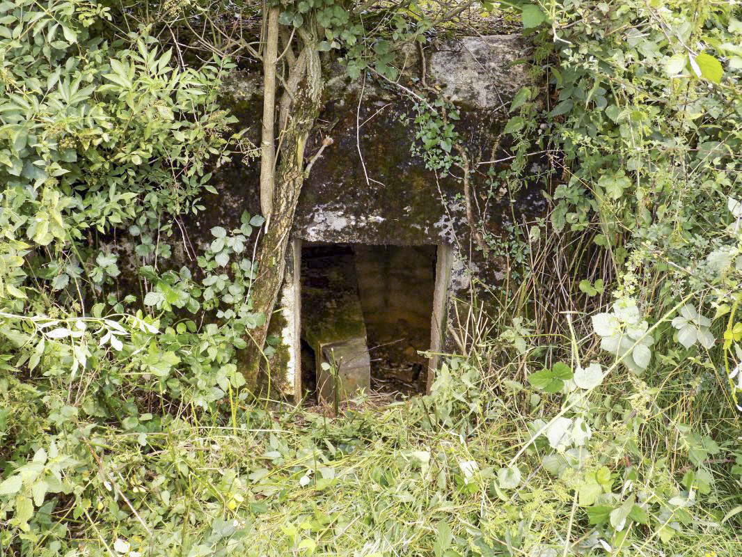 Ligne Maginot - 10C - CHATEAU D'AUTRECOURT - (Blockhaus pour arme infanterie) - L'entrée, l'arrière - R Tucker