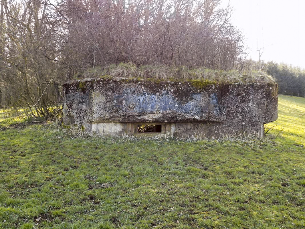 Ligne Maginot - 11A - LA BOULETTE - (Blockhaus pour canon) - Face est, créneau AC - R Tucker
