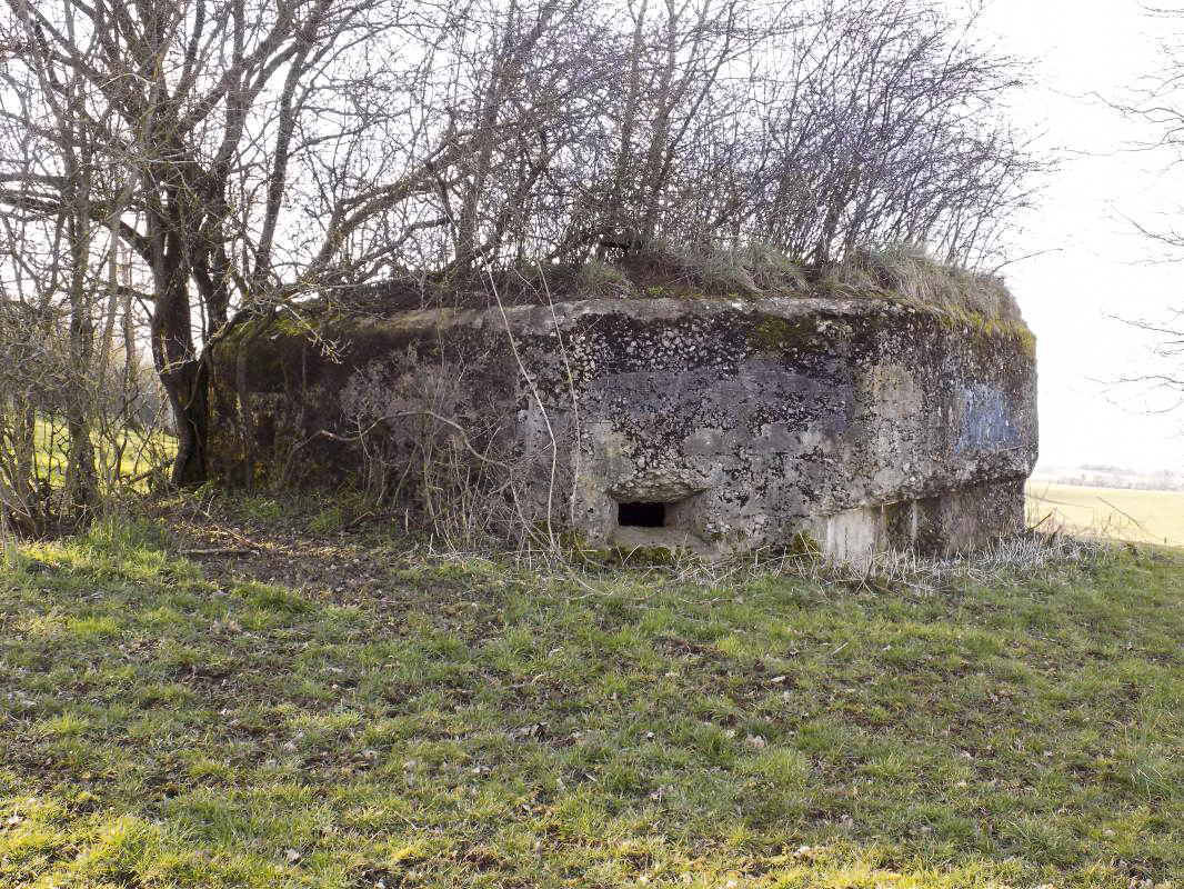 Ligne Maginot - 11A - LA BOULETTE - (Blockhaus pour canon) - Face sud-est, créneau FM - R Tucker