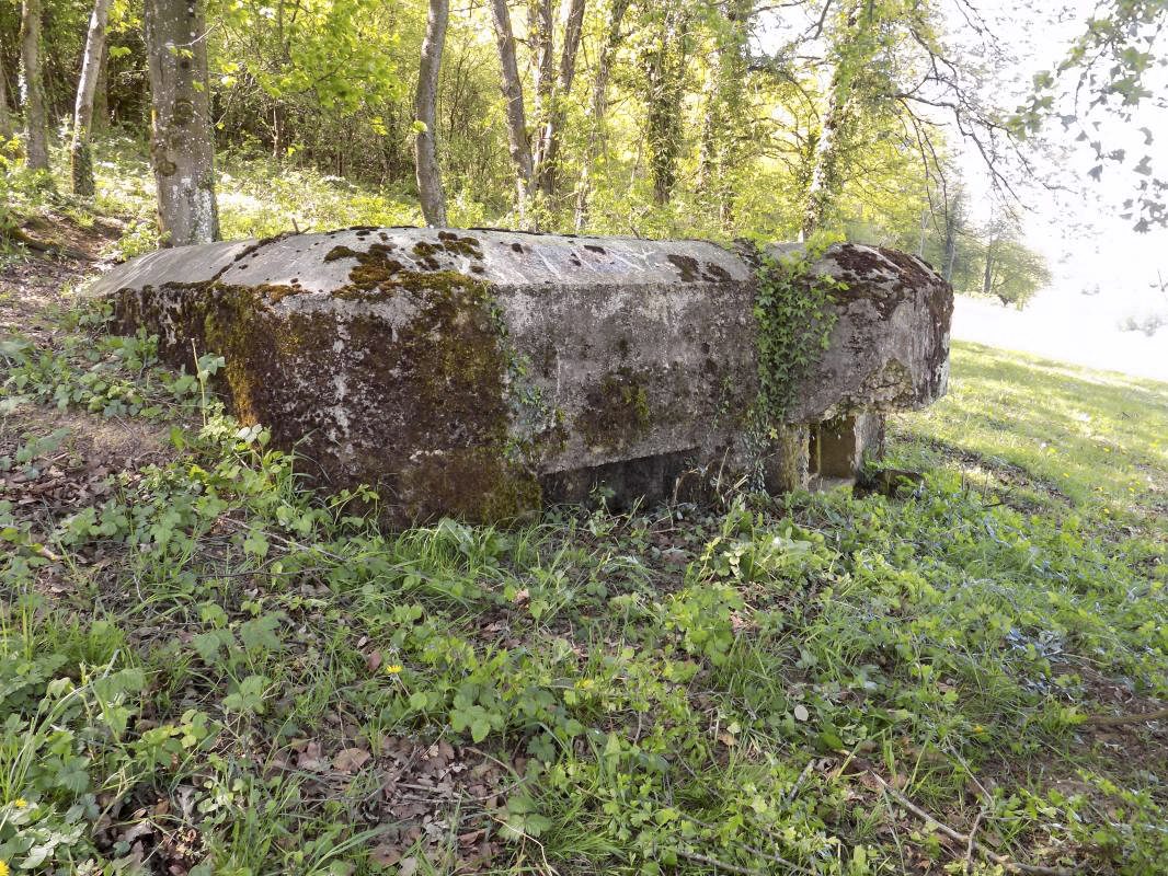 Ligne Maginot - 11C - VALMONT - (Blockhaus pour arme infanterie) - Faces frontale et droite - R Tucker