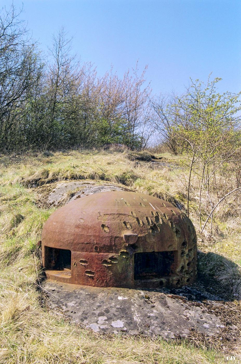 Ligne Maginot - LAUDREFANG - A37 - (Ouvrage d'infanterie) - Bloc 2
La cloche GFM marquée par les tirs allemands - Caspar Vermeulen