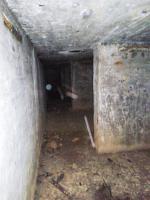 Ligne Maginot - CERNAY - (Central téléphonique d'observation) - Vue du couloir intérieur desservant les locaux (quatre pièces identiques).