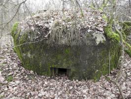 Ligne Maginot - SCHEIDE 4 - (Blockhaus pour arme infanterie) - La façade de tir vers le nord.