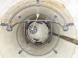 Ligne Maginot - FORT DUCROT - (PC de Secteur) - Traverse abri
Vue interne de la tourelle d'observation mle 1890