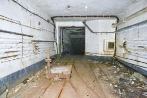 Ligne Maginot - MOLVANGE - A9 - (Ouvrage d'artillerie) - Entrée des munitions
Haut du plan incliné descendant