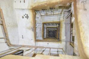 Ligne Maginot - MOLVANGE - A9 - (Ouvrage d'artillerie) - Bloc 1
L'escalier, vue d'en bas