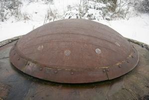 Ligne Maginot - MOLVANGE - A9 - (Ouvrage d'artillerie) - Bloc 2
Tourelle mitrailleuse en position éclipsée