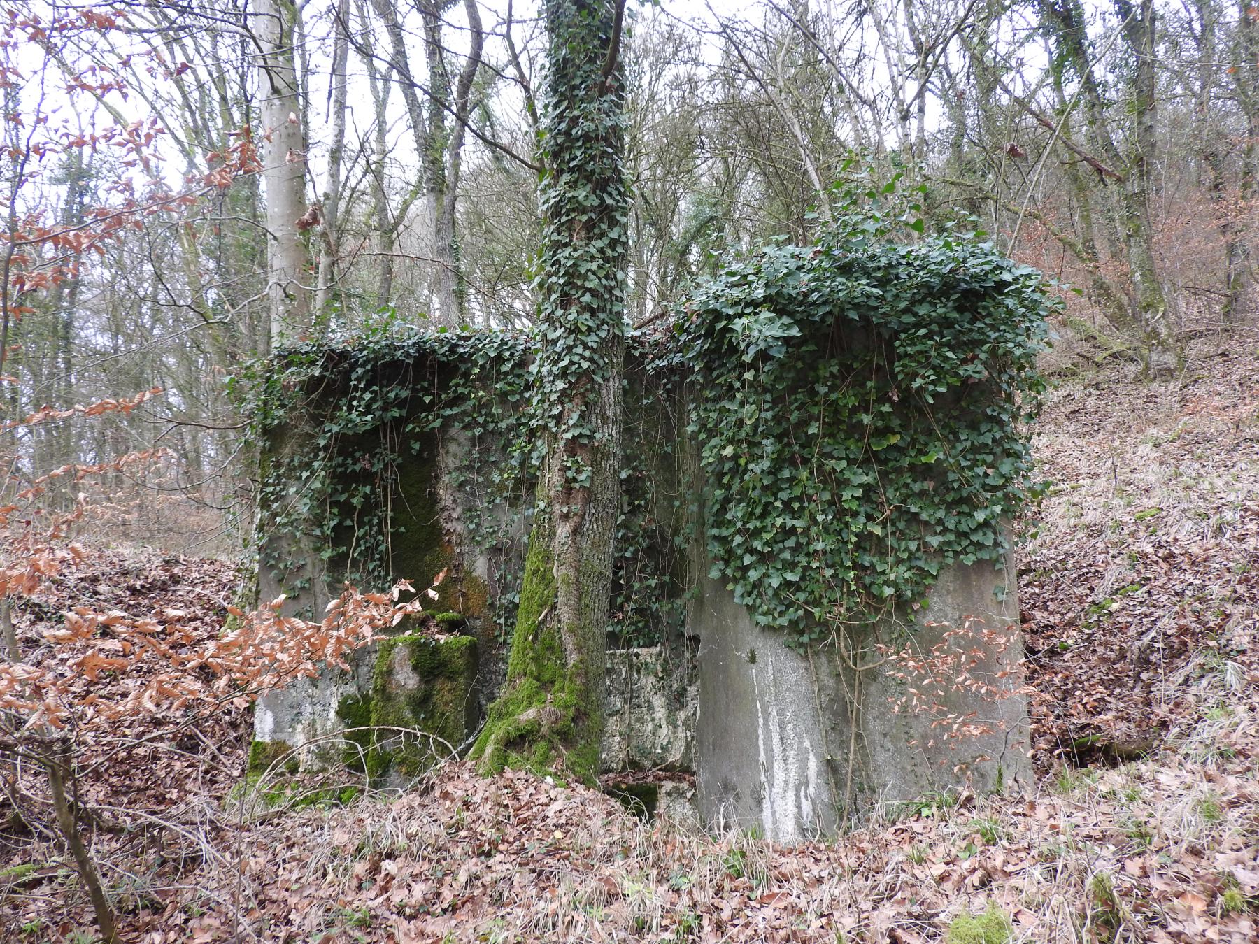 Ligne Maginot - BB337 - (Blockhaus pour arme infanterie) - La façade de tir. - STENGER Mathieu