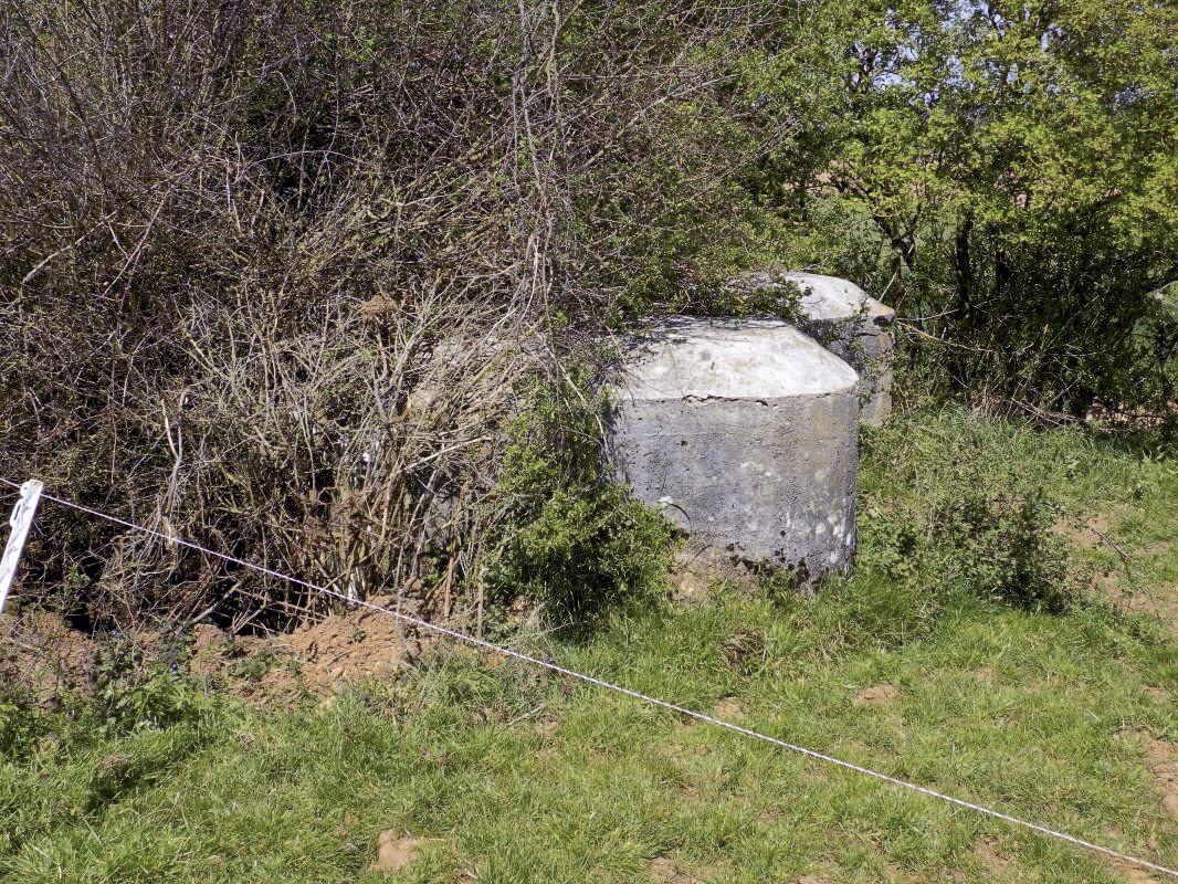 Ligne Maginot - 12C - MONT DE BRUNE NORD - (Blockhaus pour arme infanterie) - Faces l'arrière et droite - R Tucker