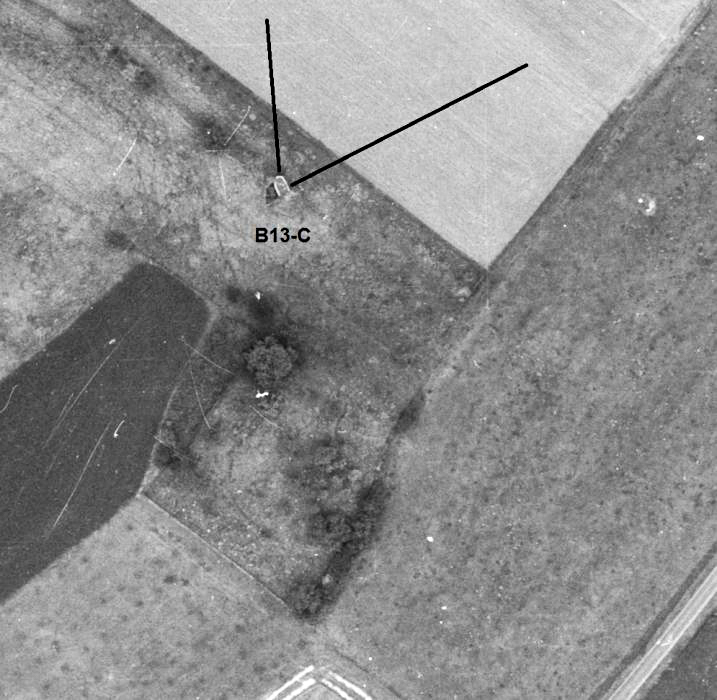 Ligne Maginot - 13C - MONT DE BRUNE SUD - (Blockhaus pour arme infanterie) -  - IGN - Géoportail 1962