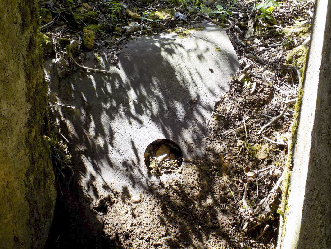 Ligne Maginot - 13C - MONT DE BRUNE SUD - (Blockhaus pour arme infanterie) - Vestige de la porte d'entrée - R Tucker