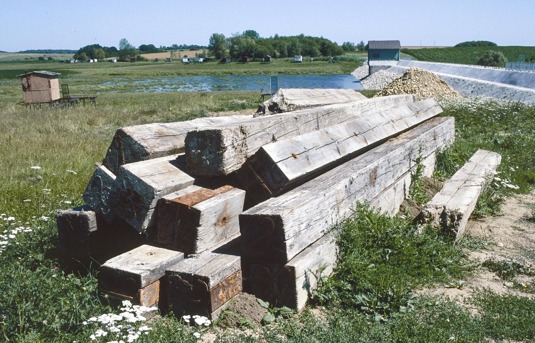 Ligne Maginot - WELSCHHOF (RETENUE DU) - (Inondation défensive) - Les poutres - MANSUY Michel