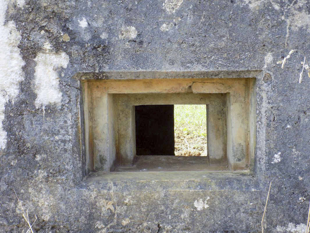Ligne Maginot - 14C - FOND D'YVAUX OUEST - (Blockhaus pour arme infanterie) - Créneau Hotchkiss droite) - R Tucker