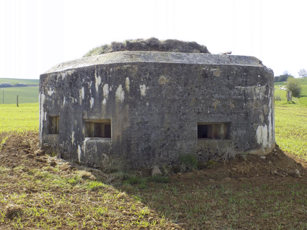 Ligne Maginot - 14C - FOND D'YVAUX OUEST - (Blockhaus pour arme infanterie) - Faces frontale - R Tucker