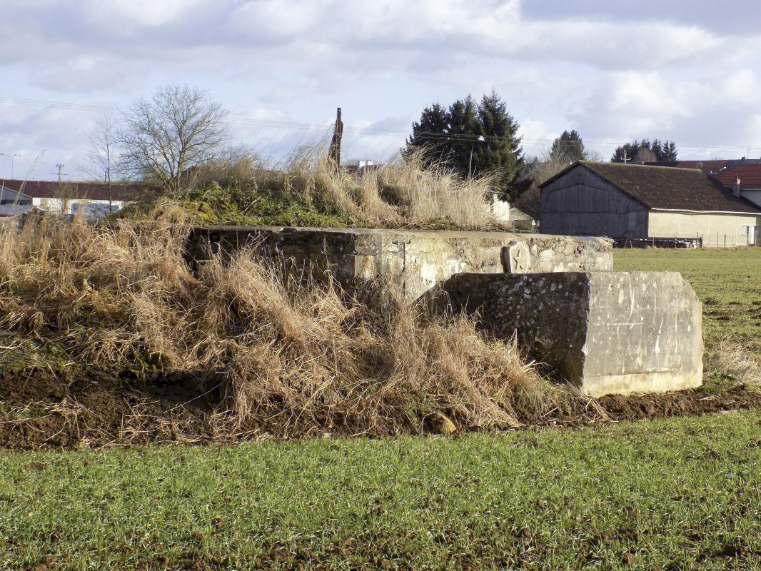 Ligne Maginot - 22BIS - BREVILLY NORD-OUEST - (Blockhaus pour arme infanterie) - Faces gauche et l'arrière - R Tucker