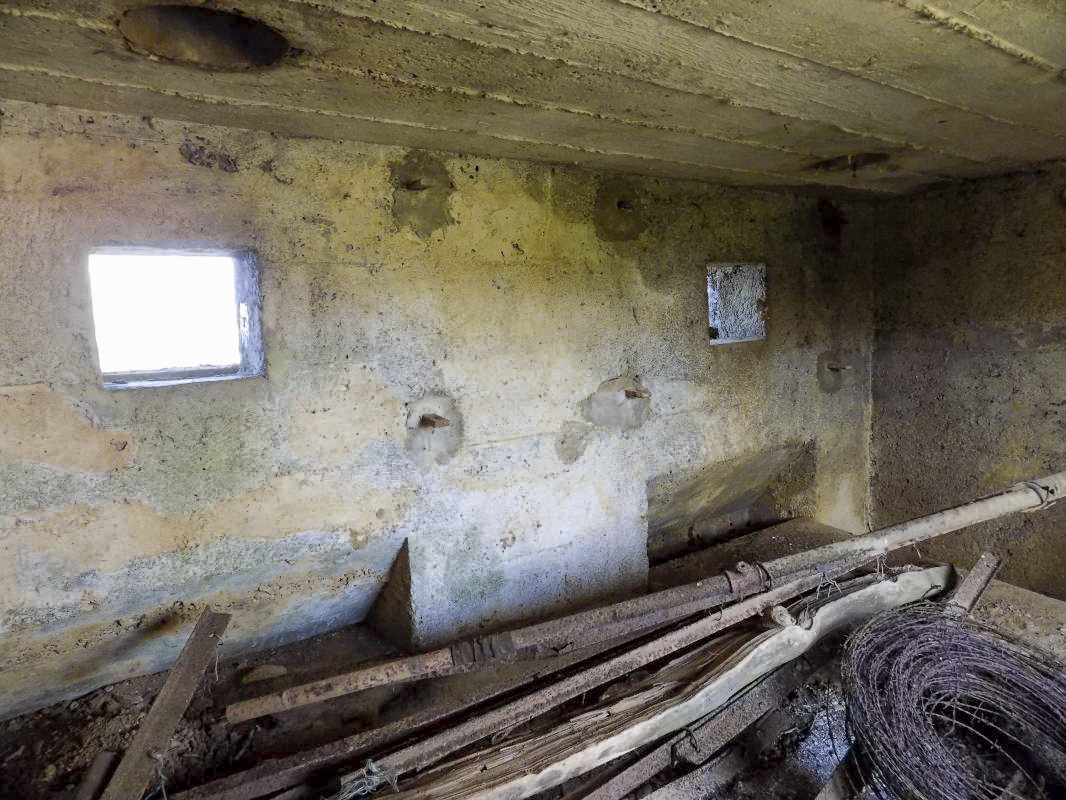 Ligne Maginot - 22D - LES MAPAILLES NORD - (Blockhaus pour arme infanterie) - Les créneaux (Hotchkiss) - R Tucker