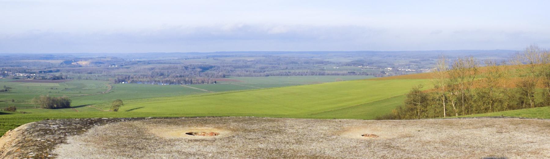 Ligne Maginot - 24B - LA HOUILLERIE - (Blockhaus pour arme infanterie) - Vue vers la vallée de la Chiers - R Tucker