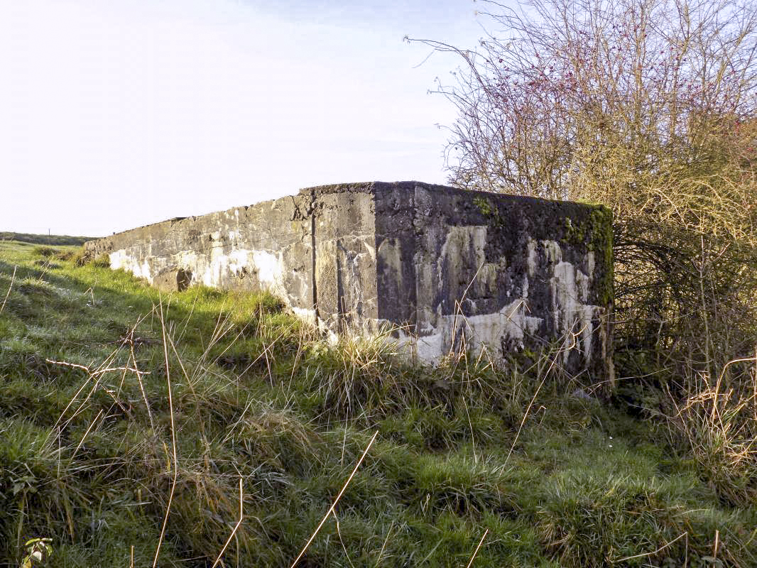 Ligne Maginot - 26A - VIGNEULLE - (Blockhaus pour arme infanterie) - Face droite et l’arrière pris du nord est - R Tucker