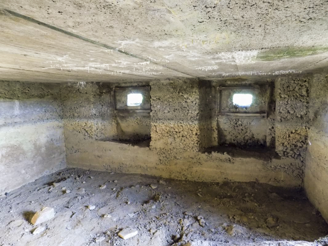 Ligne Maginot - 27 - LA ROMARGNE CENTRE - (Blockhaus pour arme infanterie) - Les créneaux vers l'est - R Tucker