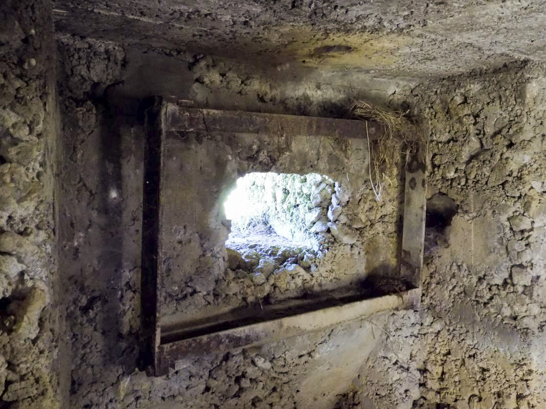 Ligne Maginot - 27 - LA ROMARGNE CENTRE - (Blockhaus pour arme infanterie) - Détail du créneau - R Tucker