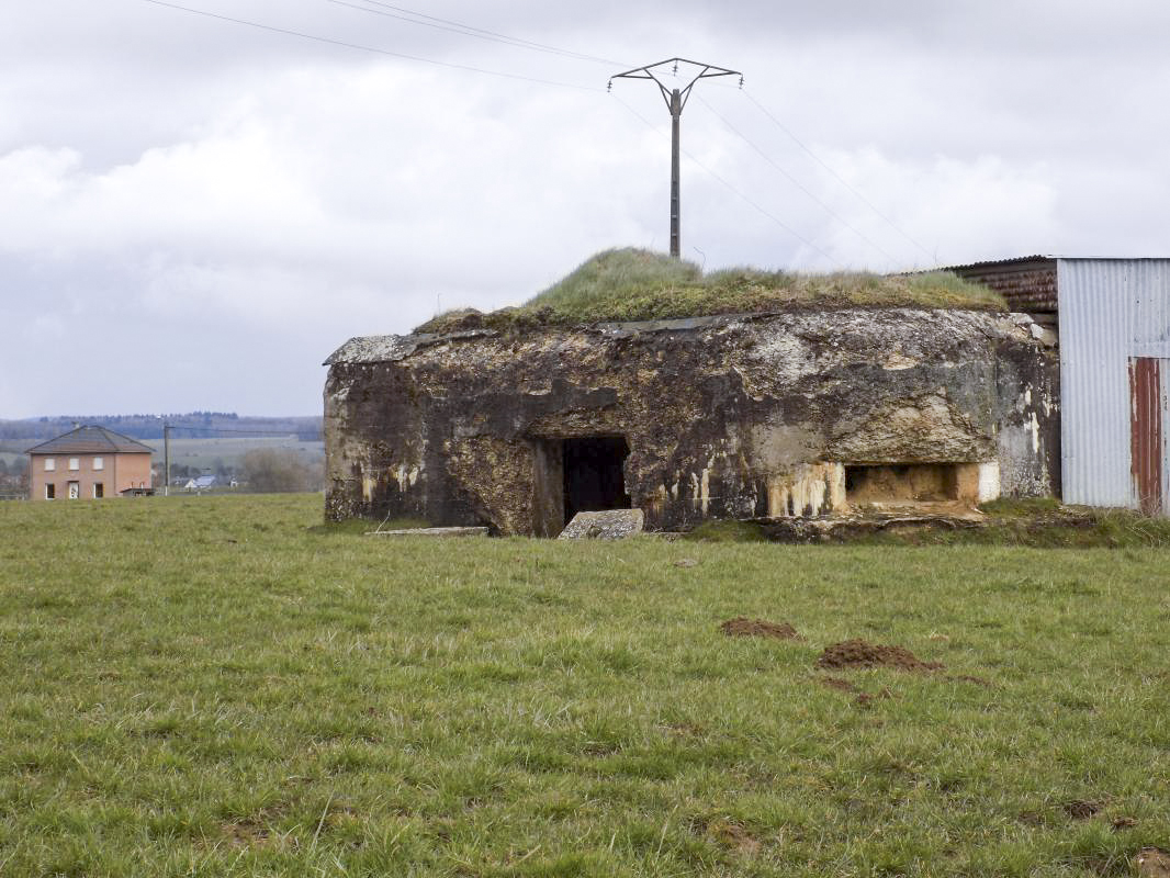 Ligne Maginot - 27BIS - GRANDE PRAIRIE EST - (Blockhaus pour canon) - L'arrière et face sud-est - R Tucker