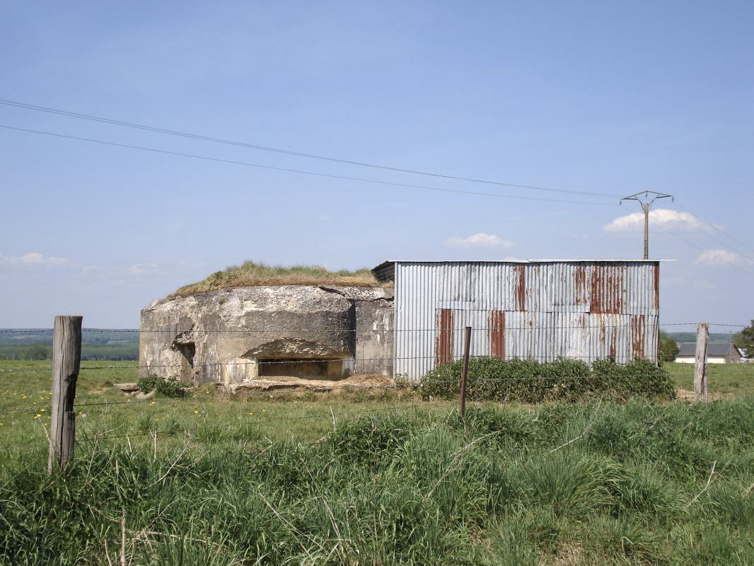 Ligne Maginot - 27BIS - GRANDE PRAIRIE EST - (Blockhaus pour canon) - Face sud - R Tucker