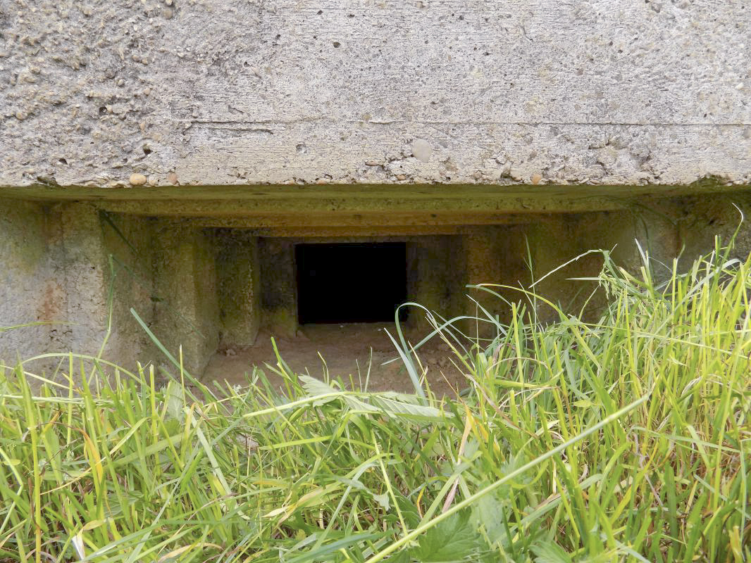 Ligne Maginot - 28 - FOND DE TURGEON - (Blockhaus pour arme infanterie) - Face droite, créneau Hotchkiss - R Tucker