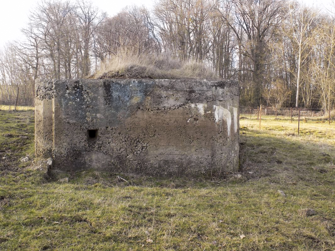 Ligne Maginot - 29A - LES BAUCHES SUD - (Blockhaus pour arme infanterie) - Face droite avec créneau FM - R Tucker