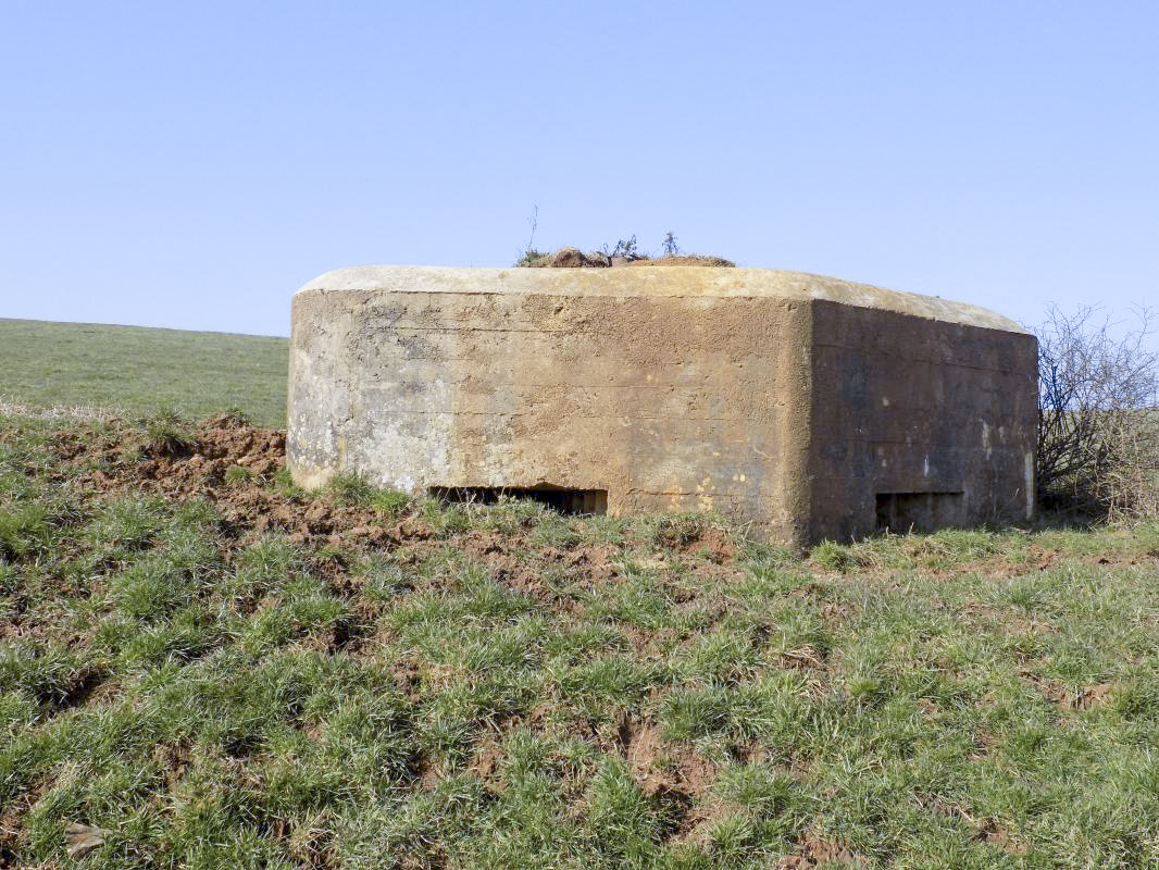 Ligne Maginot - 29B - TRUC DES CHANVRES - (Blockhaus pour canon) - Face frontale - R Tucker