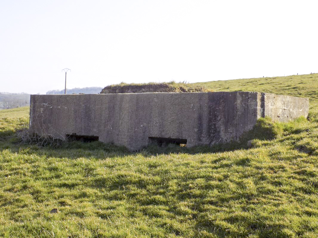 Ligne Maginot - 31 - LA FABRIQUE - (Blockhaus pour arme infanterie) - Face frontale - R Tucker