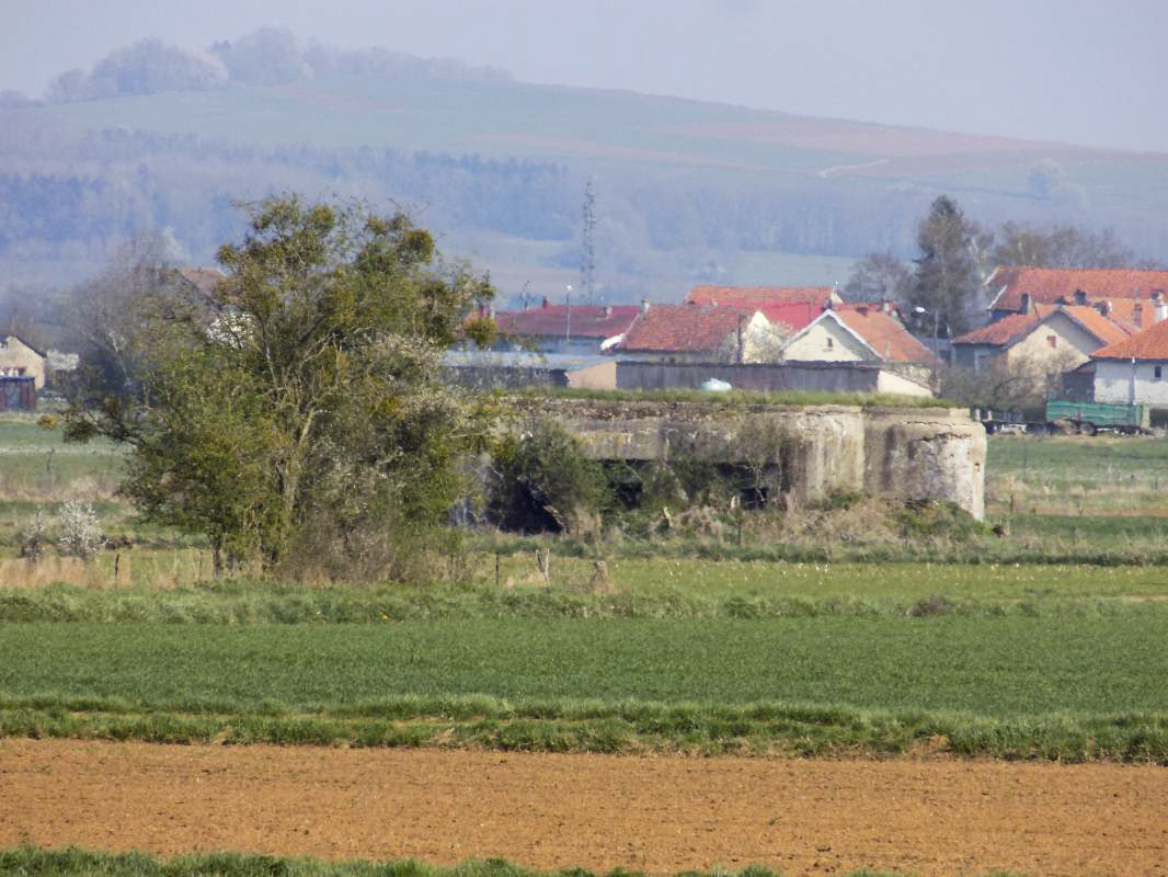 Ligne Maginot - 32A - RUISSEAU DU RIGEL - (Blockhaus pour arme infanterie) - Vue vers l'est, A102 La Mahotte - R Tucker