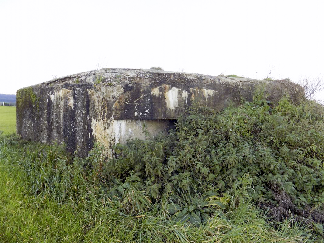 Ligne Maginot - LE BOCHET - (Blockhaus pour canon) - Faces droite et frontale - R Tucker