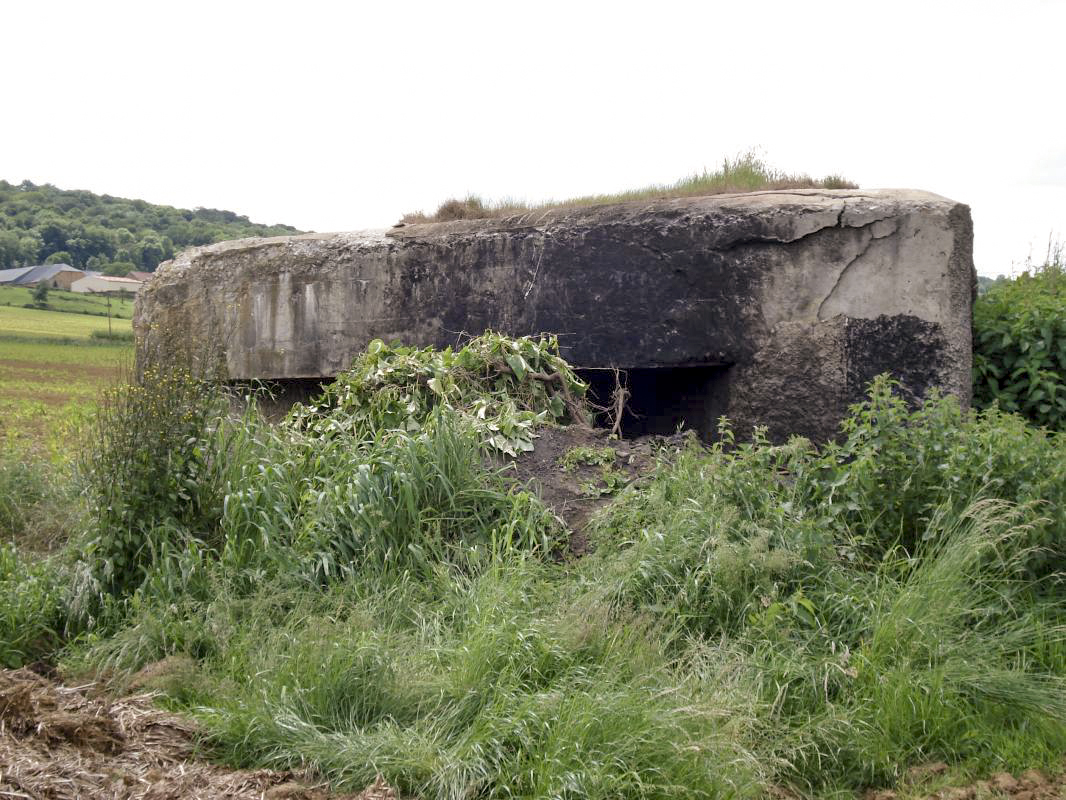 Ligne Maginot - LE BOCHET - (Blockhaus pour canon) - Face frontale pris du nord est - R Tucker
