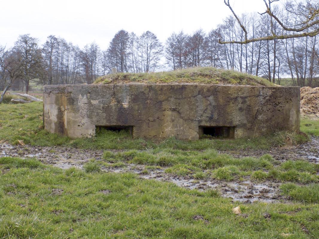 Ligne Maginot - 49 - LES BAUCHES NORD - (Blockhaus pour arme infanterie) - Face frontale vers l'est - R Tucker