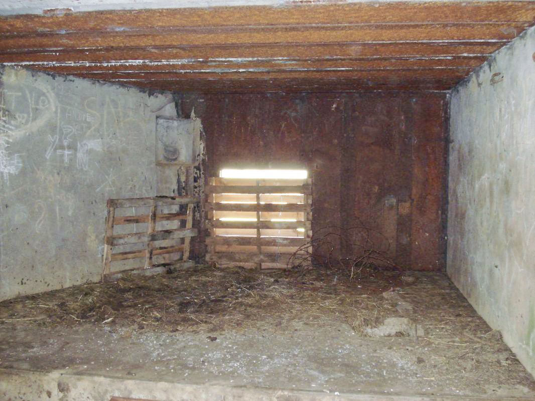 Ligne Maginot - A102 - LA MAHOTTE - (Blockhaus lourd type STG / STG-FCR - Double) - Créneau AC, face ouest - R Tucker