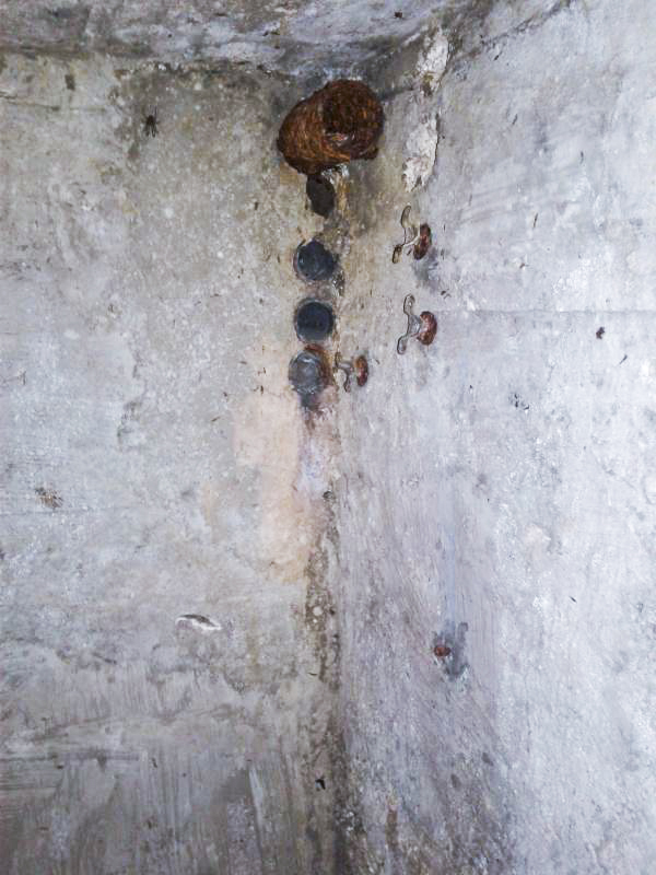 Ligne Maginot - CERNAY - (Central téléphonique d'observation) - Arrivée des câbles. - Fabrice THOMASSIN