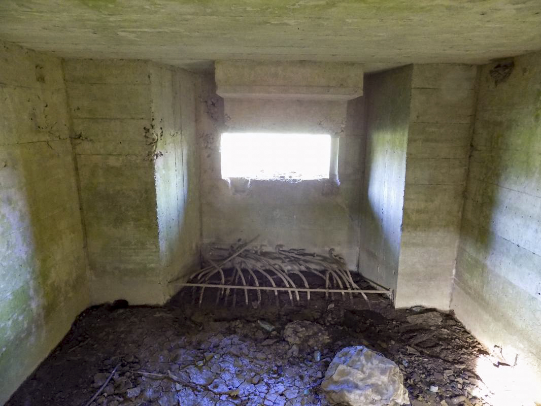 Ligne Maginot - GRAND FOSSE - (Blockhaus pour canon) - Créneau AC - R Tucker