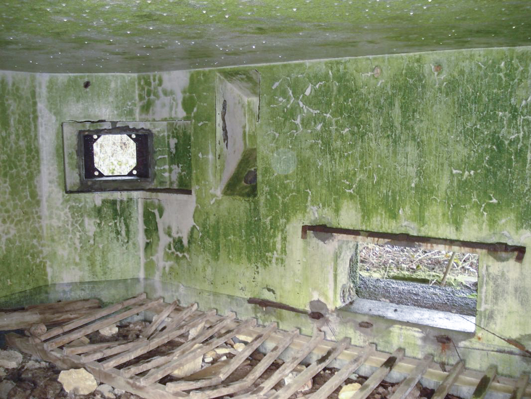 Ligne Maginot - MF21 - X - MOGUES - (Poste GRM - Maison Forte) - L'intérieur, face frontale créneau AC et FM - R Tucker