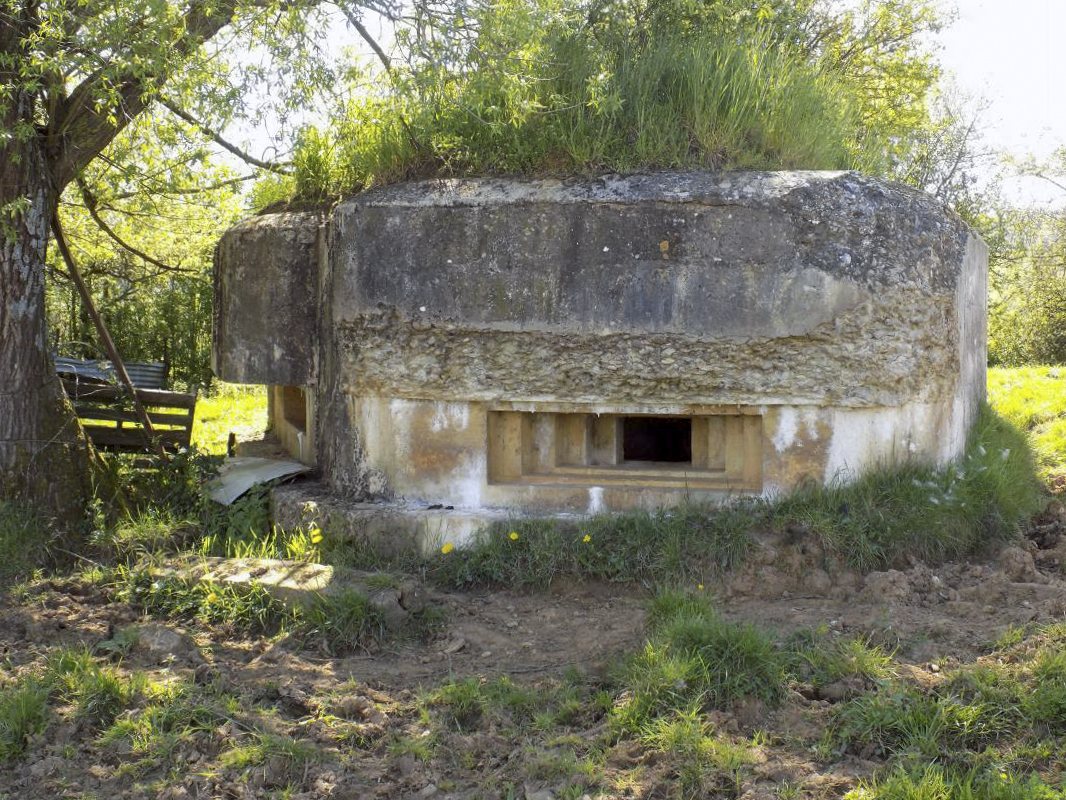 Ligne Maginot - P - FOND DE NOE NORD - (Blockhaus pour canon) - Face gauche - R Tucker