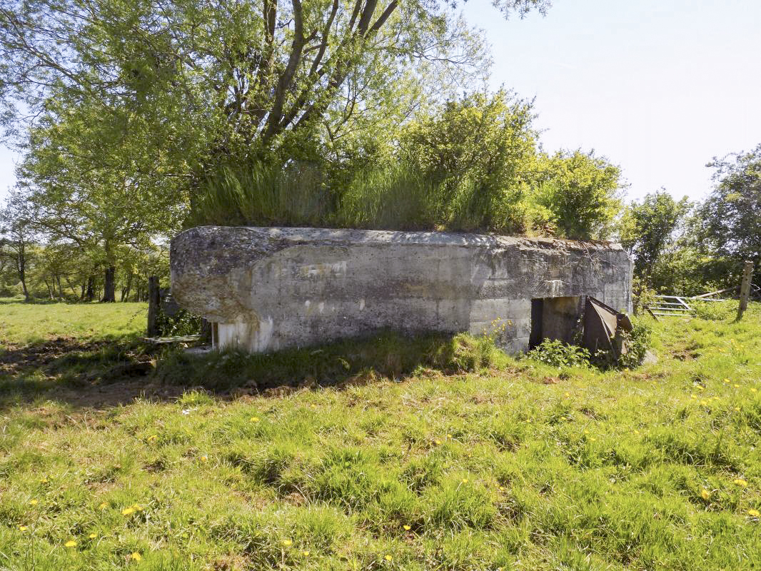 Ligne Maginot - P - FOND DE NOE NORD - (Blockhaus pour canon) - Faces l'arrière et gauche - R Tucker