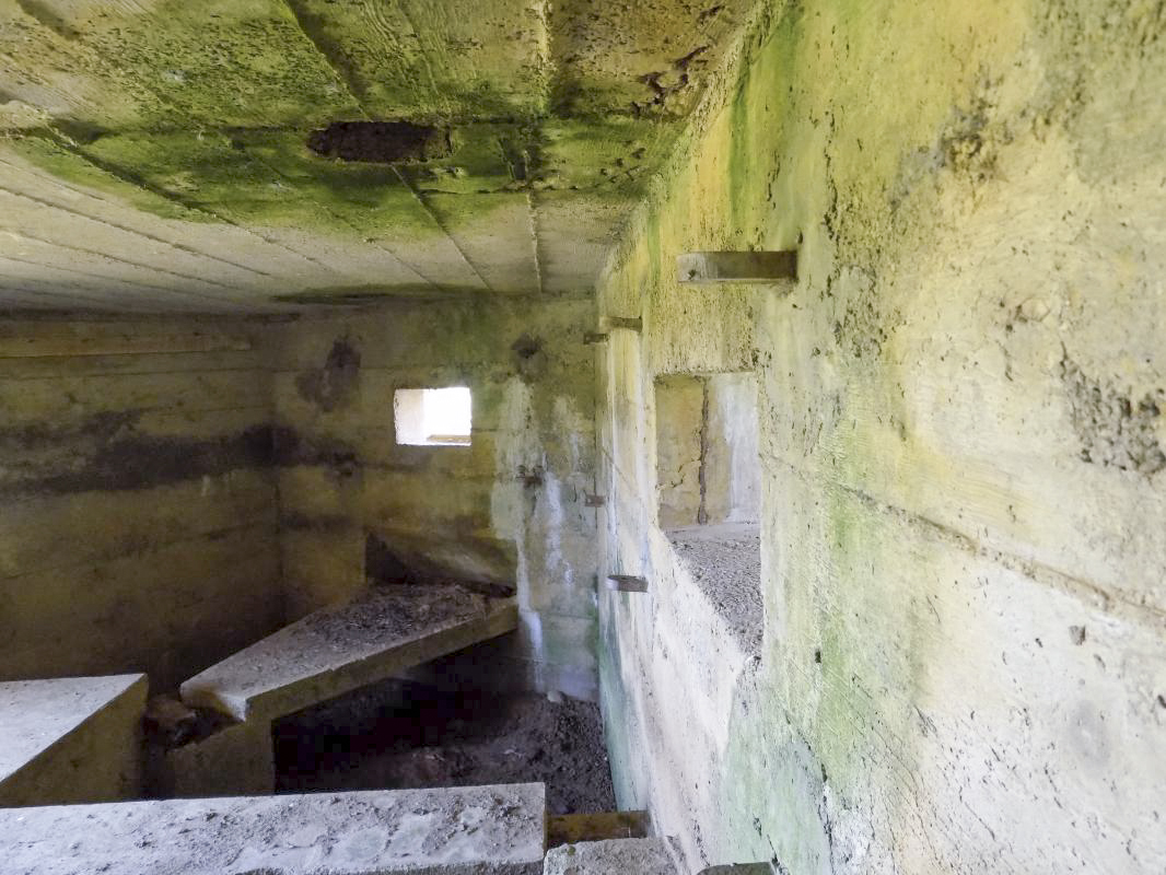 Ligne Maginot - P - FOND DE NOE NORD - (Blockhaus pour canon) - Créneaux avec détails - R Tucker