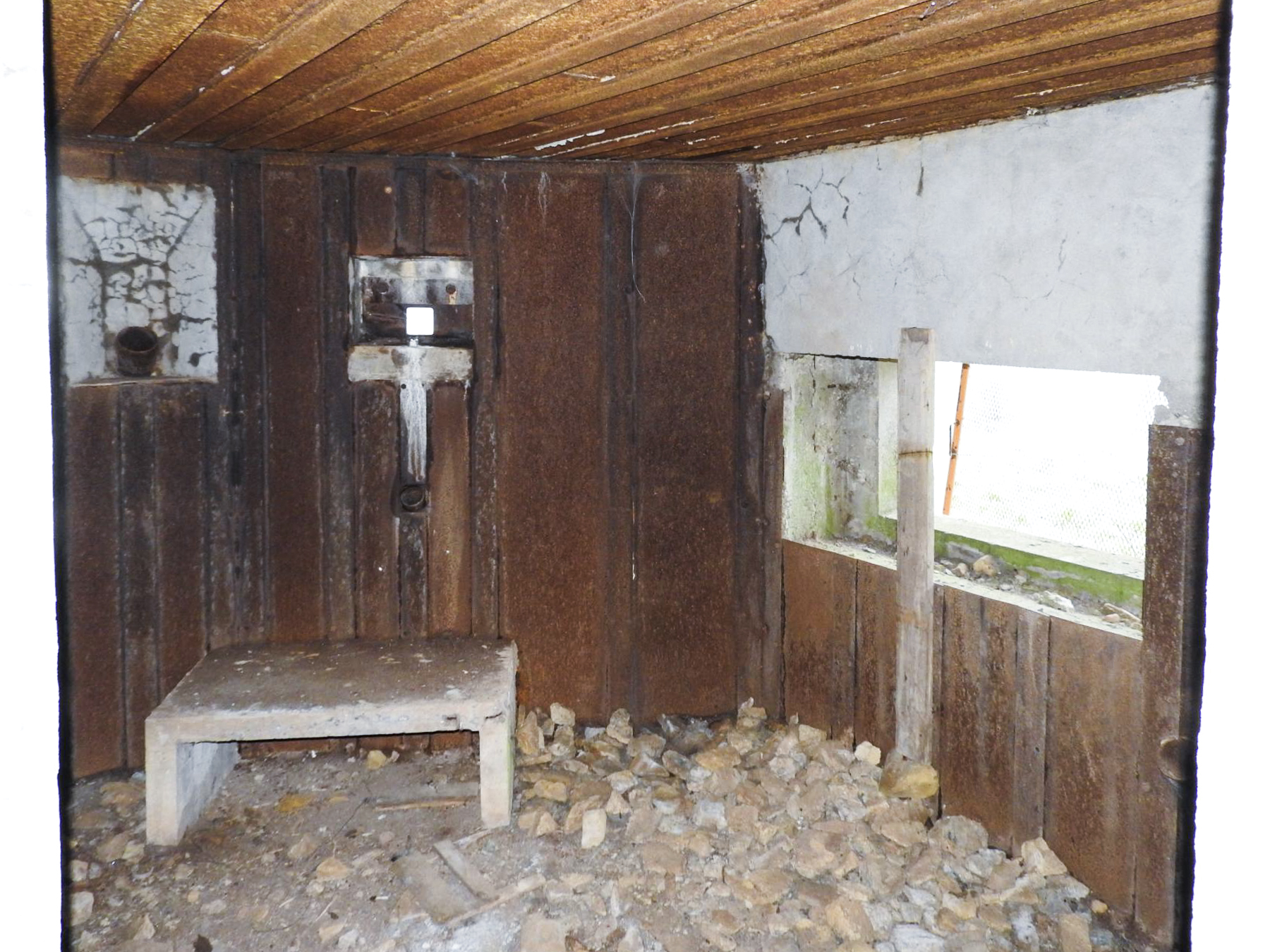 Ligne Maginot - BB44 - (Blockhaus lourd type STG / STG-FCR - Simple) - La chambre de tir du canon anti-char. - STENGER Mathieu