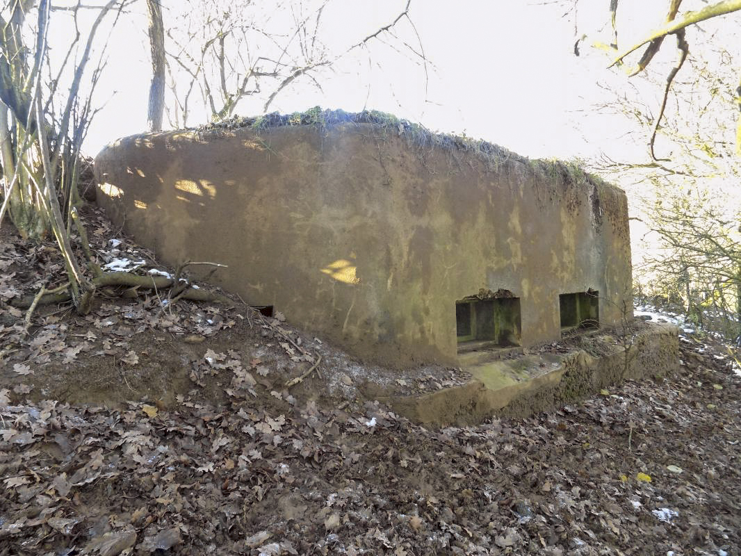 Ligne Maginot - 74BIS - LE GEAI - (Blockhaus pour arme infanterie) - Faces droite et frontale - R Tucker