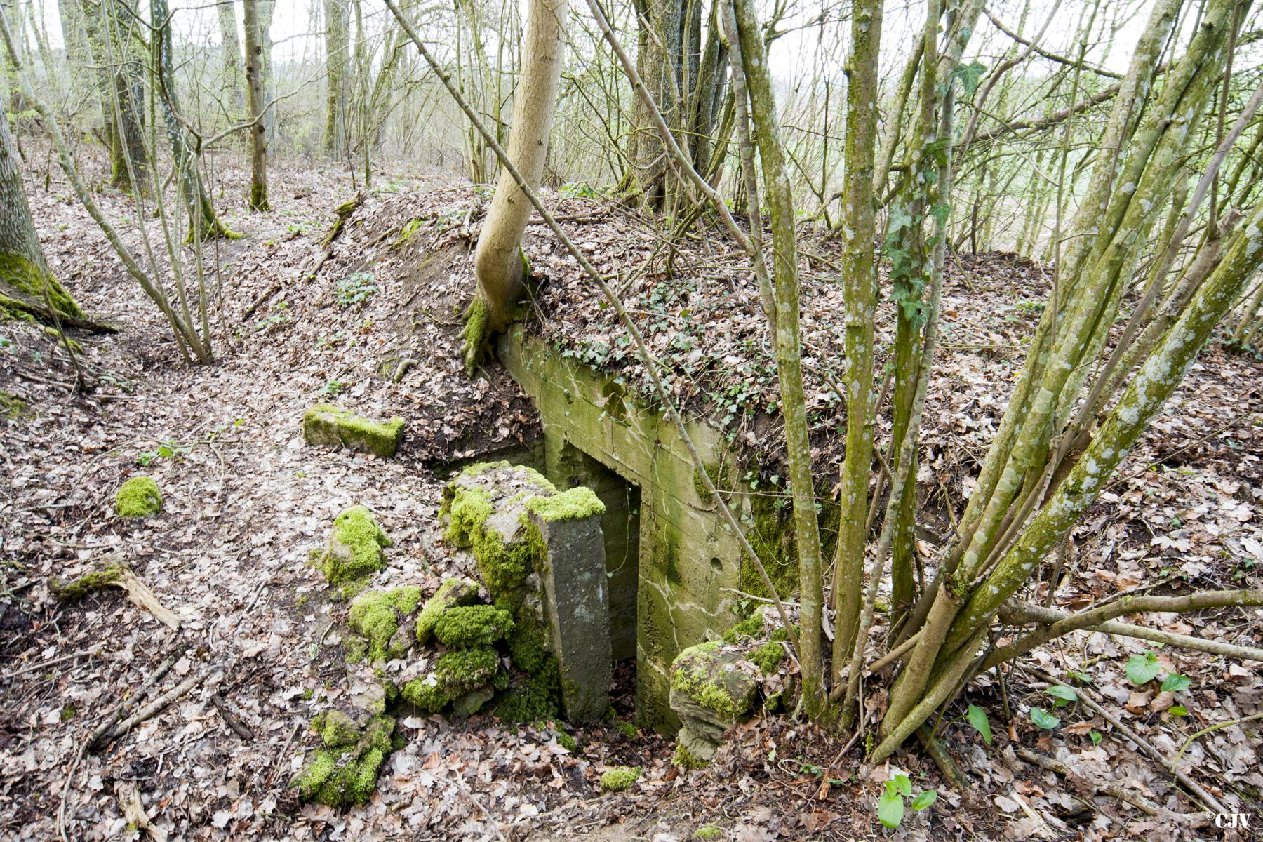 Ligne Maginot - 76 - LE MAMELON OUEST - (Blockhaus pour arme infanterie) - L'entrée du blockhaus - Lia VERMEULEN