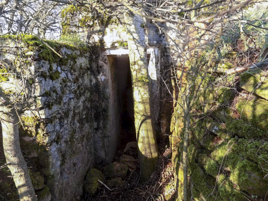 Ligne Maginot - 78 - LA SERPE EST - (Blockhaus pour arme infanterie) - Face droite, l'entrée - R Tucker