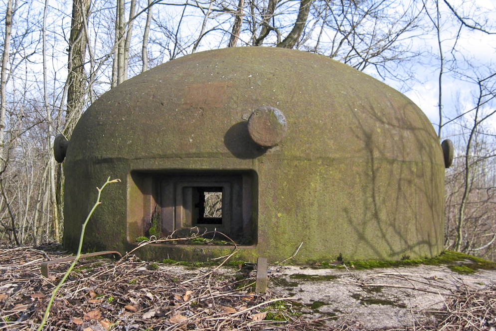 Ligne Maginot - MOLVANGE - A9 - (Ouvrage d'artillerie) - Entrée des hommes
L'unique cloche GFM du bloc - Michel Teiten