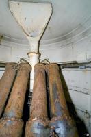 Ligne Maginot - MOLVANGE - A9 - (Ouvrage d'artillerie) - Bloc 3
Tourelle de 81 mm
La chambre de tir
Les tubes de mortier de 81 mm 