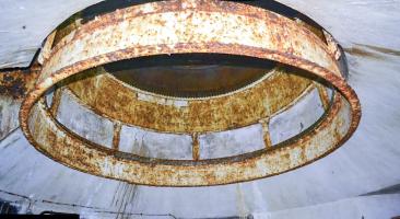 Ligne Maginot - MOLVANGE - A9 - (Ouvrage d'artillerie) - Bloc 5
Tourelle de 75mm R32. Cette tourelle a été démontée par l'armée en 2006 au profit du musée de Fermont.